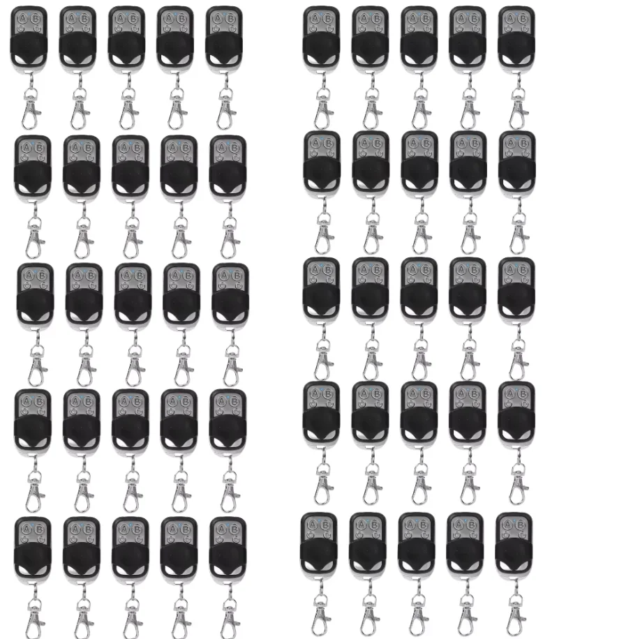 433MHZ Remote Control 4 Button Remote Controller Duplicator Universal Garage Door Opener Clone Rolling Code for Gate Garage Door