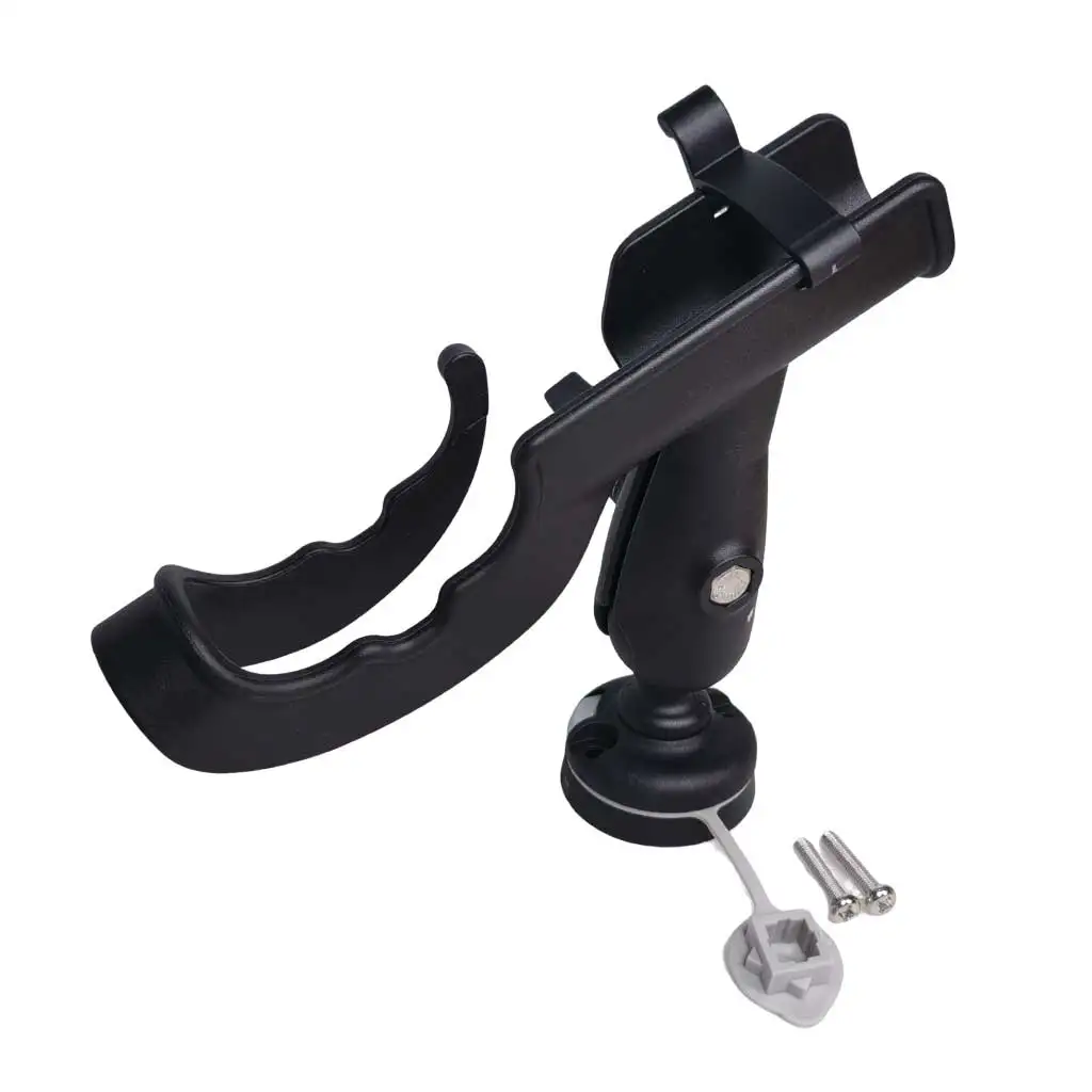 Plastic Canoe Kayak Fishing Rod Winder Rod Holder Support Tool Adjustable Bait Caster Rod Holder