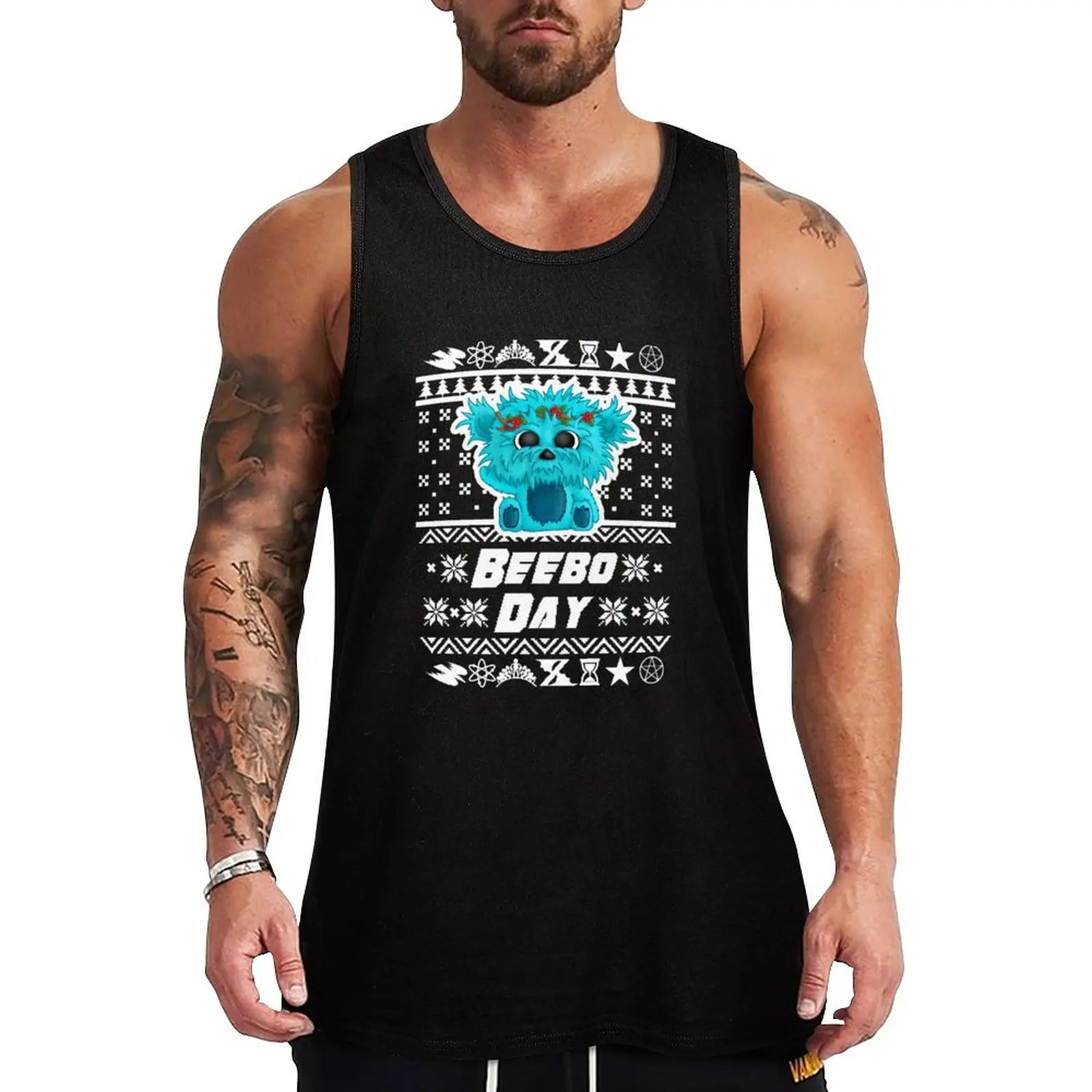 Ugly Beebo Day Sweater Tank Top plain t-shirt summer clothes for men