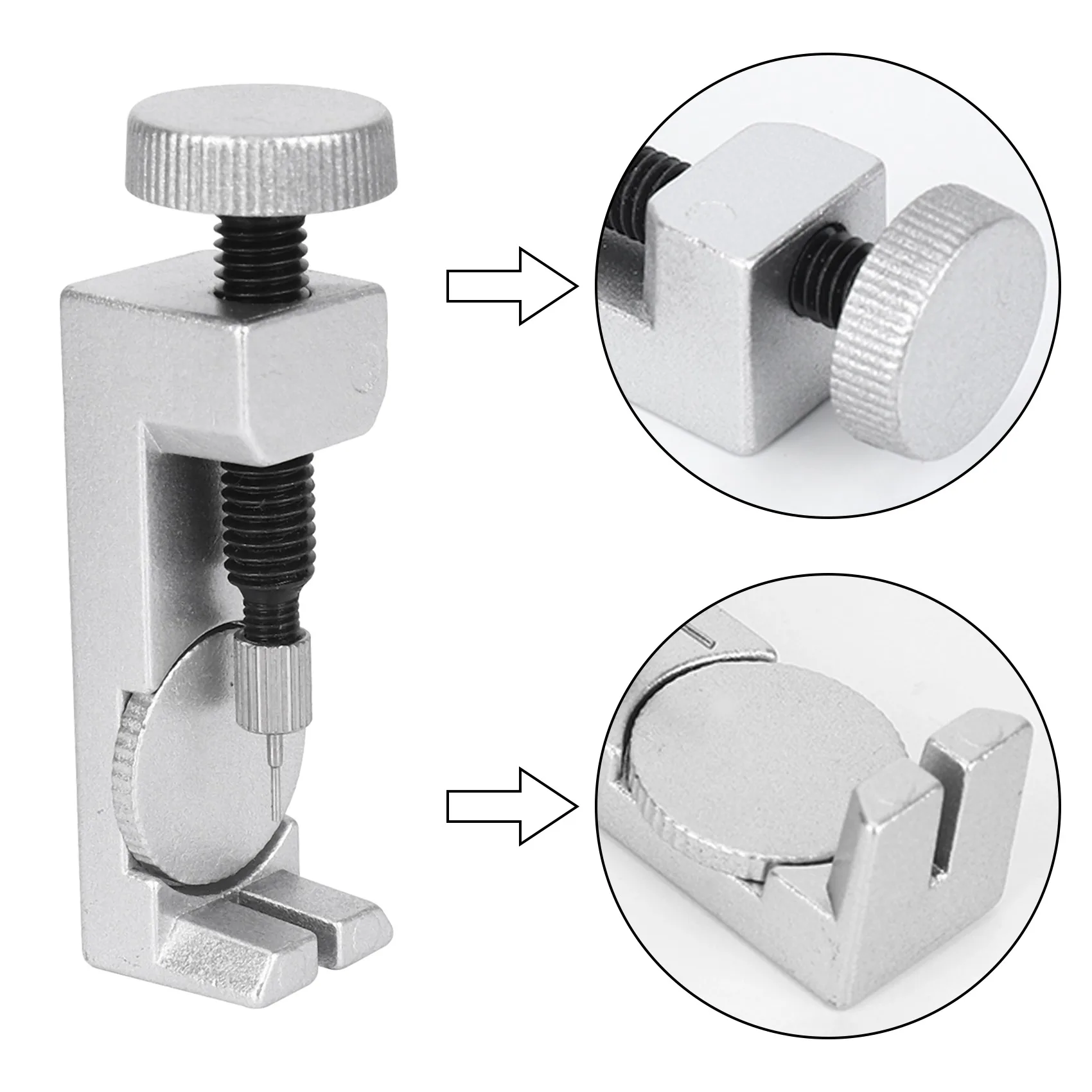 High-end Watch Link Remover Kit, Watch Band Removal Tool, Watch Sizing Tool, Watch Pin Removal Tool with 12 Extra Punch Pins