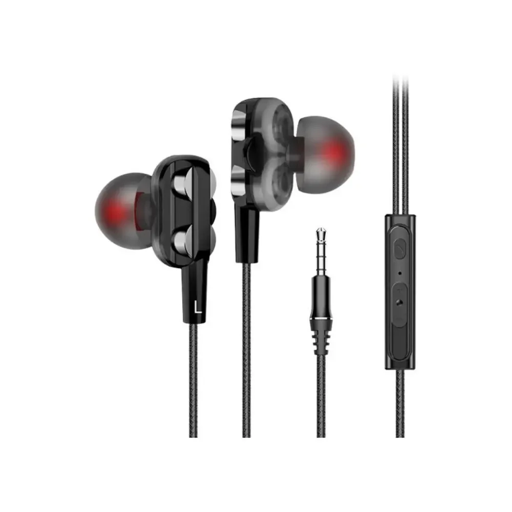 3.5mm Wired Headphones With Bass Earbuds Stereo Earphones Music Headphones Sport Earphones Gaming Headset With Mic