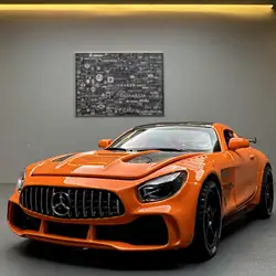 1:32 Mercedes-Benz AMG GT Metal Alloy Diecast Car Model Super Car Diecasts & Toy Vehicles Pull Back Car Toys