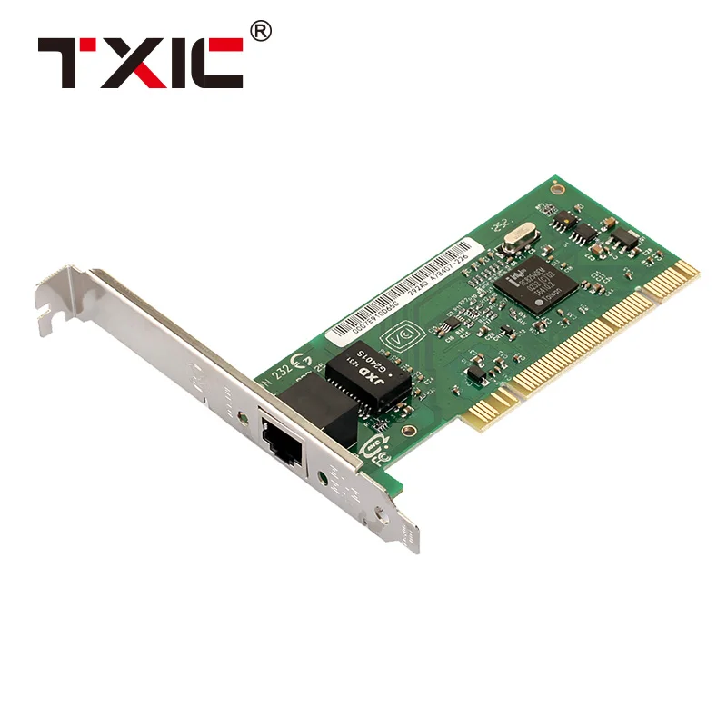 Intel 82540 1000Mbps Gigabit PCI Network Card Adapter Diskless RJ45 Port 1G Pci Lan Card Ethernet for PC with Heat Sink