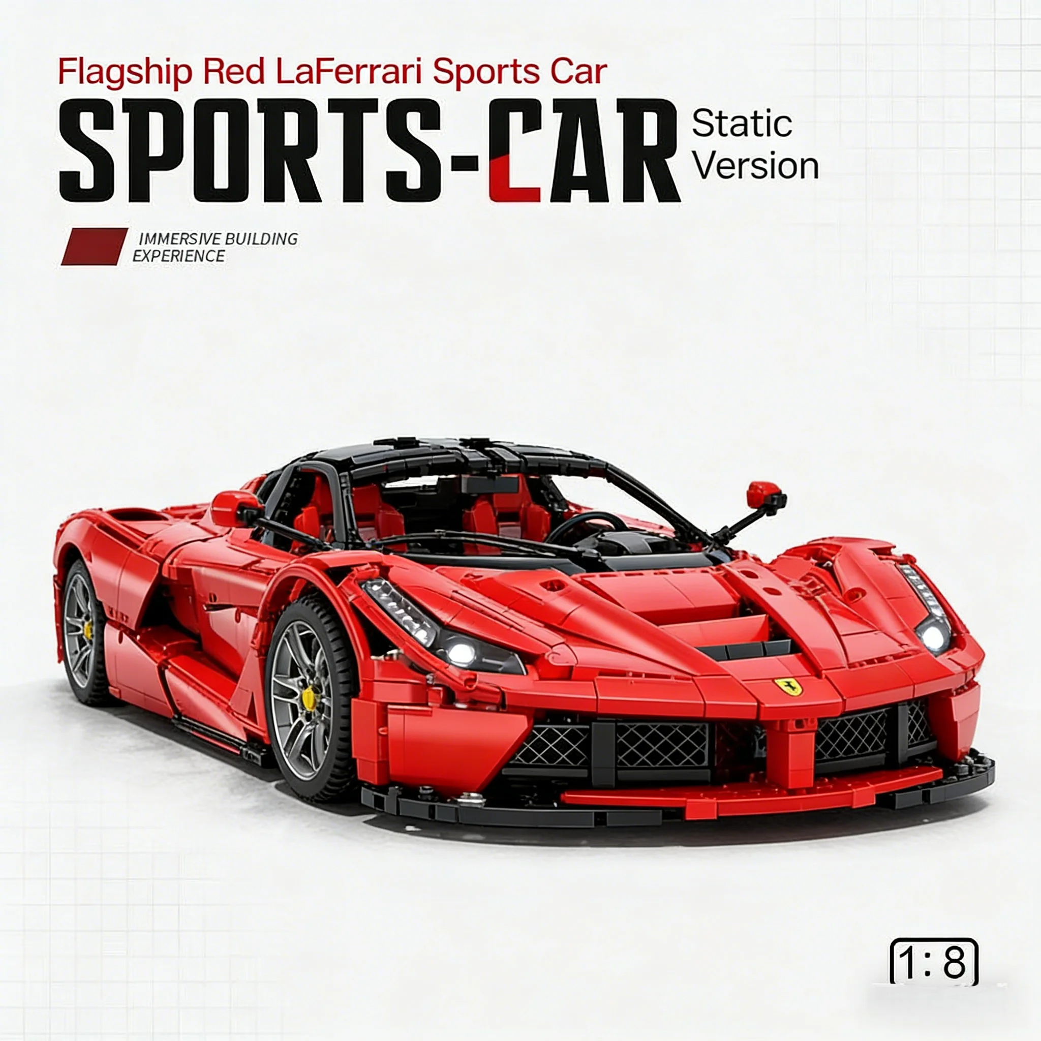 

Cada 4739PCS Technical City Racing Car Hypercar Model Building Blocks Sportscar Vehicle Bricks Toys Children Kids Gifts