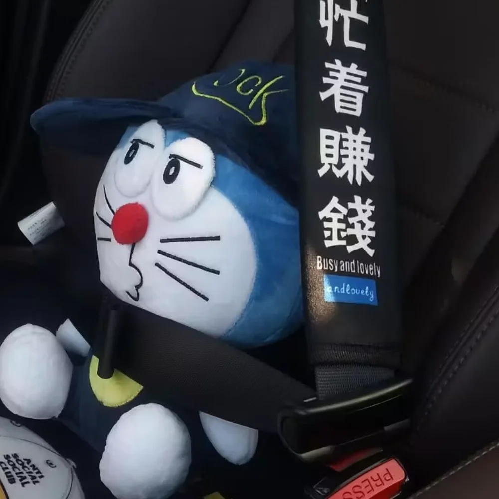 Cute Doraemon About 30Cm Cartoon Anime Creativity Cowboy Suit Series Filling Plush Doll Sofa Decoration Surprise Birthday Gift