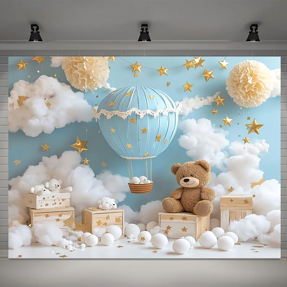 خلفية الدب الرائعة بالهواء الساخن - لا حاجة للكهرباء، متوفرة بأحجام متعددة - مثالية لحفلات الشتاء #2