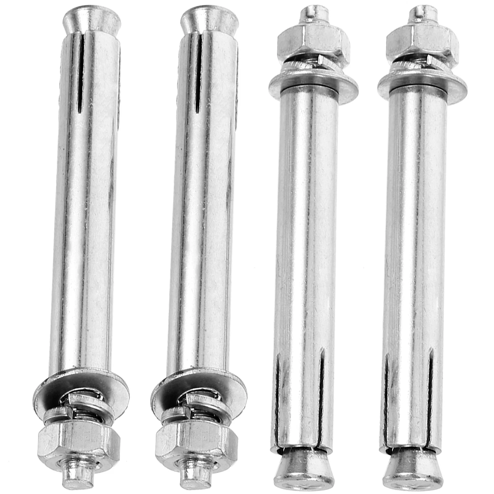 4 Pcs Swimming Pool Springboard Screws Jumping Platform Starting Set Diving Bolts Nuts Silver Fixation