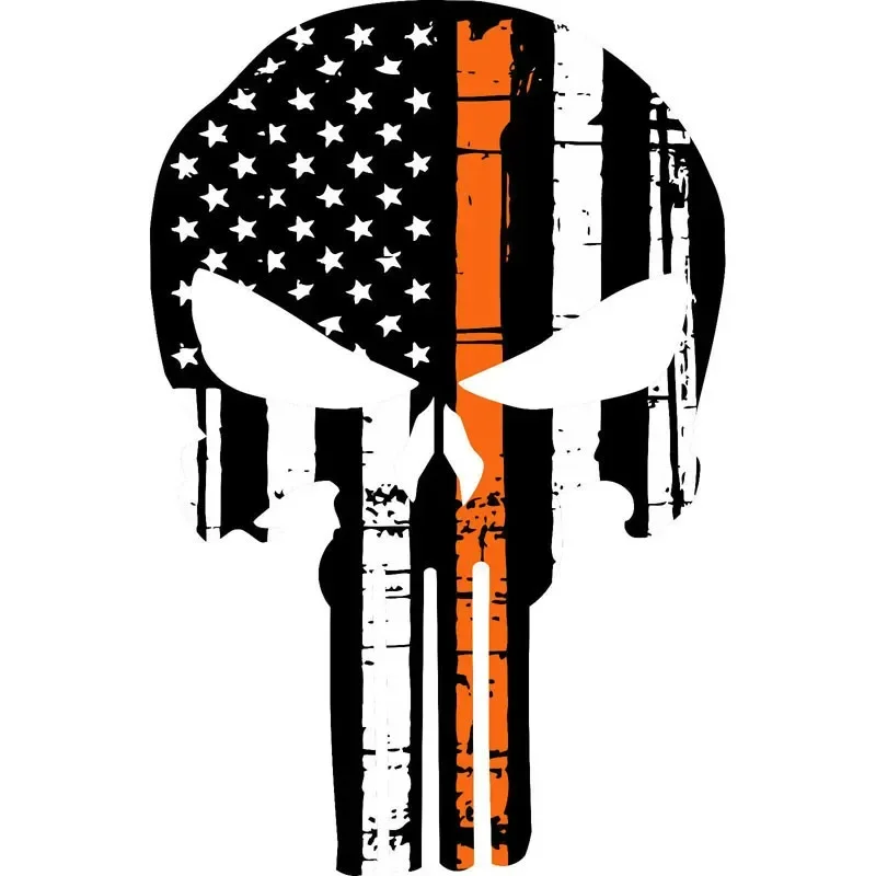 

YUIN Creative Skull Modeling Personality Car Stickers PVC Fashion Auto Window Bumper Sunscreen Waterproof Self-adhesive Decals