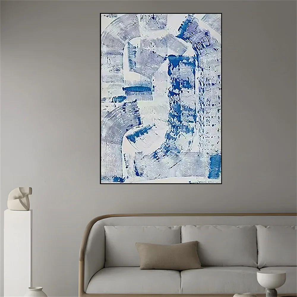 

Handmade Abstract Flower Oil Painting For Home Decor Canvas Picture Nordic Indoor Wall Paintings Decorate Living Room Trim Art