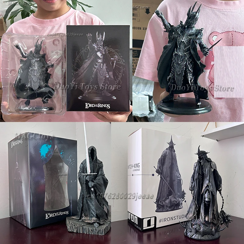 27cm GK Władca Pierścieni Figurka Czarodziej Angmar 3 Figurka Nazgul Statuetka PVC Figurka akcji Model Zabawka Ozdoba na biurko Prezenty