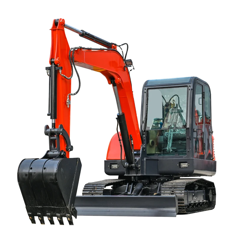 Free Delivery Euro 5 CE EPA Engine Diesel Mini Excavator CE/EPA Garden New Mini Excavator 6 Ton Farm Mini Excavator Customized
