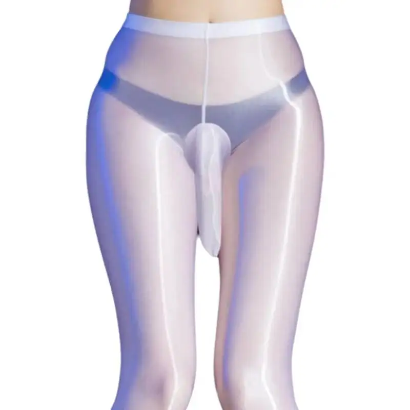 Glossy Smooth Stockings Sexy Alluring Sheer High Elastic Long Tube Solid Color Pantyhose Pure Desire Charming Pantyhose 0621