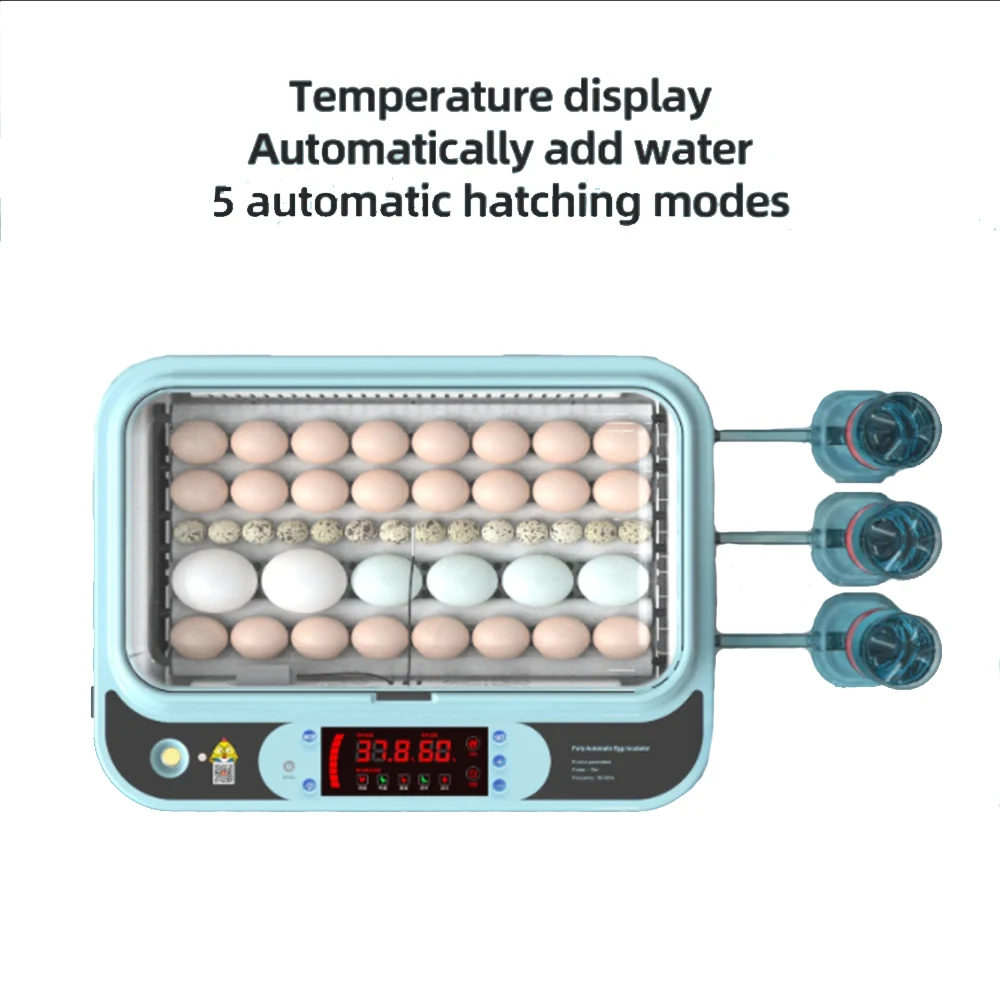 110/220V 24Eggs Incubator Automatic Brooder Farm Chick Hatchery Machine Digital Egg Incubator Hatcher for Goose Chicken Quail