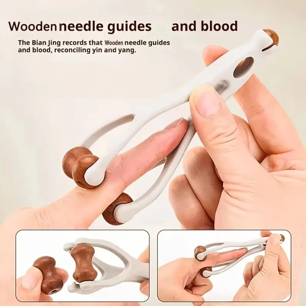

Finger Massager,Hand Massager,Suitable for Carpal Tunnel Syndrome.Hardwood Massage Roller Tool for Hand Discomfort,Stress Relief
