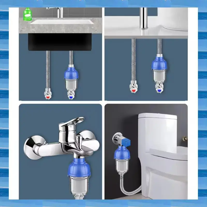 

AT53 2 шт. садовый смеситель с предварительным фильтром, многоразовый, нержавеющая сталь 316, для Steelkitchen, ванной комнаты, туалетный фильтр