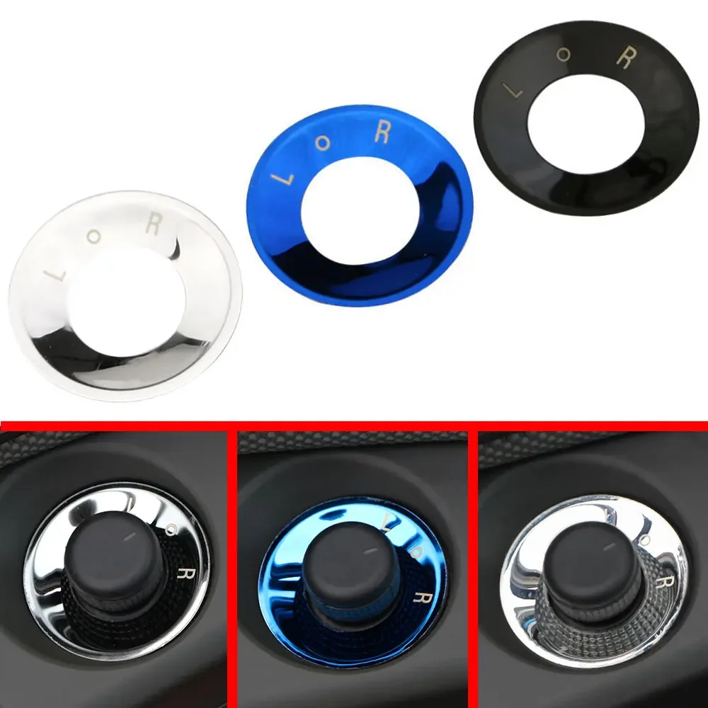 Rearview Mirror Adjustment Knob Sticker Ring for Chevrolet Trax Cruze Malibu Aveo 2009 - 2016 Car Rear View Side Accessories