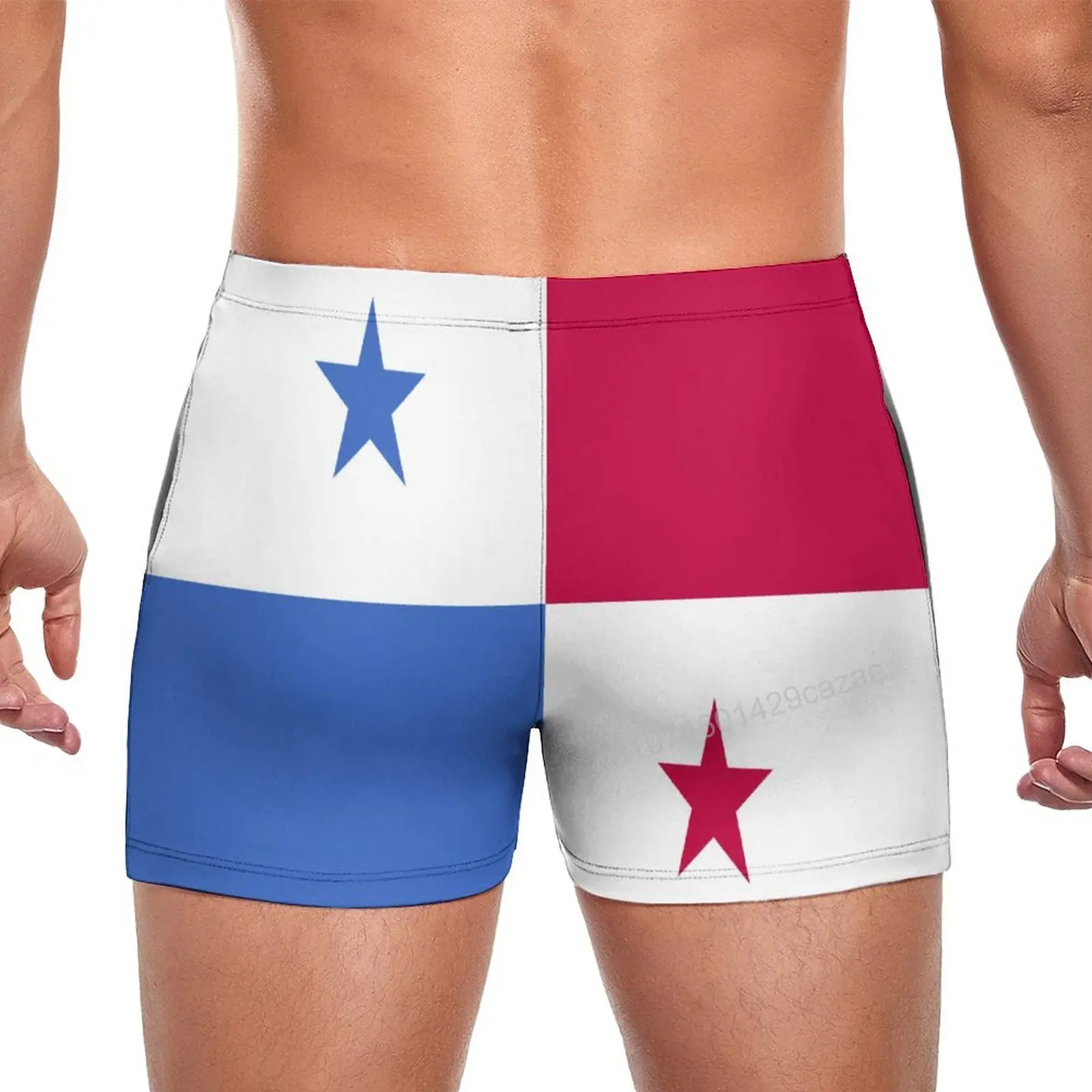 شورت سباحة بعلم بنما شورت سريع الجفاف للرجال هدية صيفية قصيرة على الشاطئ