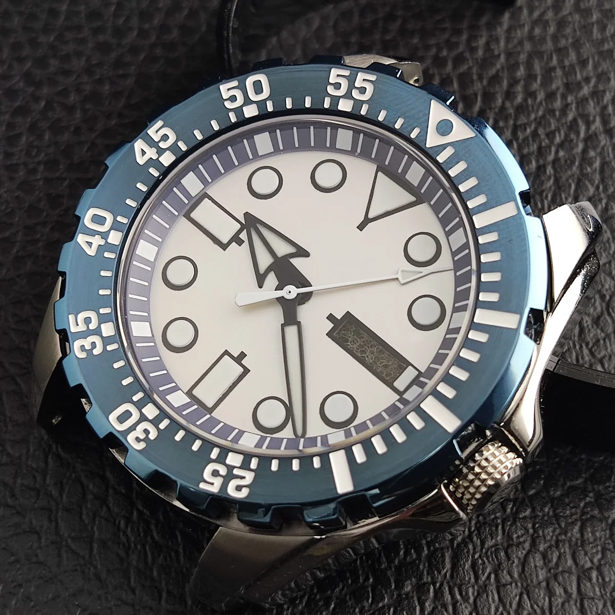 Корпус часов nh35 44 мм, мужской стальной корпус, подходит для NH35 NH36, корпус механизма, аксессуары для часов, корпус из нержавеющей стали SRP559J1SPRB79J1 SRP601