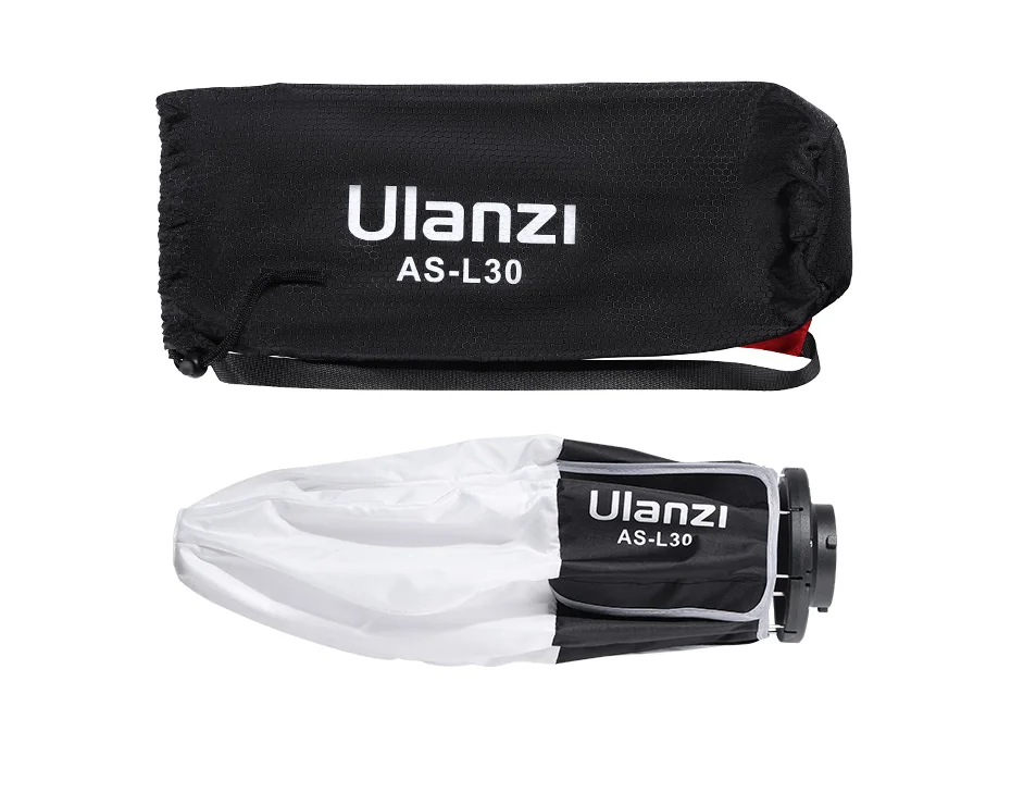 Ulanzi AS-L30 30 cm Laterne Softbox mit Mini Bowens Mount Quick Release Ball Diffusor Lichtmodifikator für Ulanzi LT028 LT005 COB – Detail 10