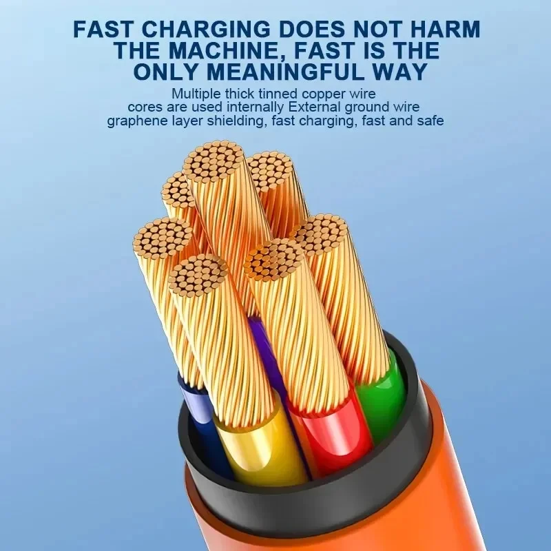 120W 6A Fast Charge USB Type C Cable 180 Degree Rotation Elbow Cable Charging Data Cord for Game for Xiaomi Redmi Honor Phone