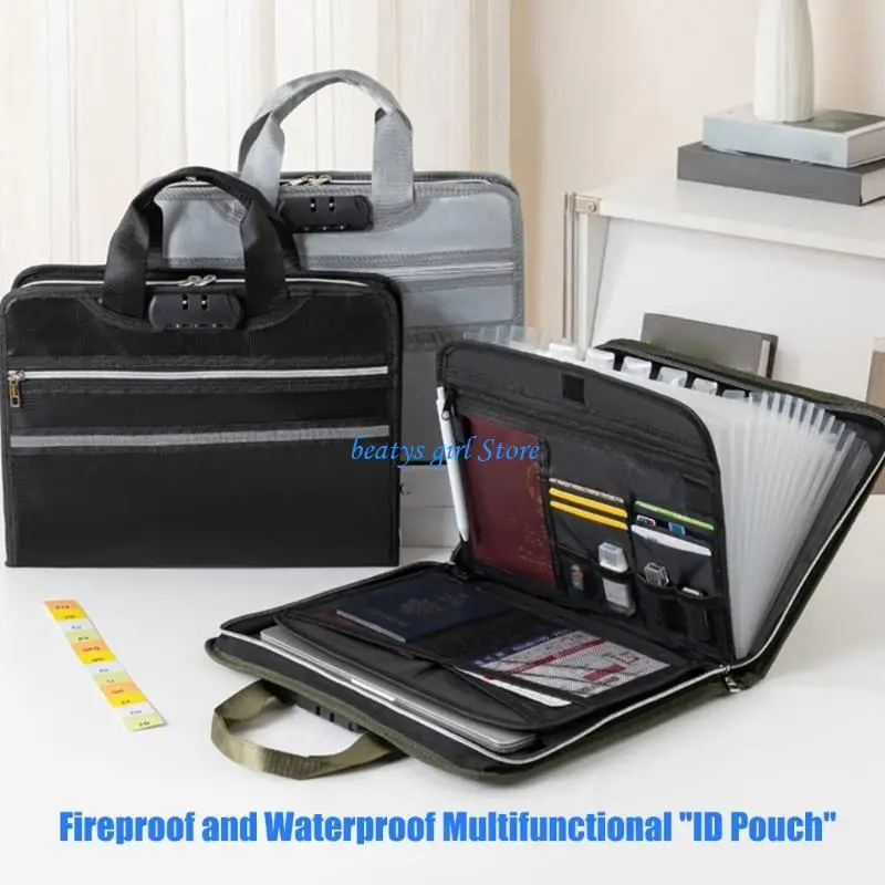 C7AB Heat Resistant Multi Section File Case For Safe Keeping Of Important Items