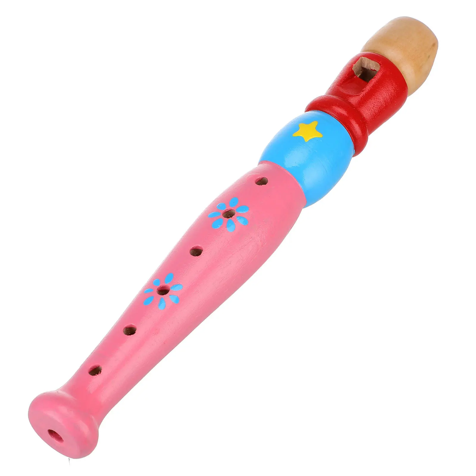 Strumento musicale educativo per flauto piccolo registratore in legno a 6 fori per bambini che imparano presto musica per bambini in età prescolare