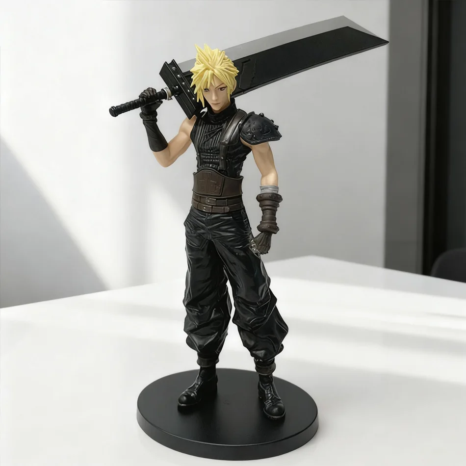 

Exquisite Version Anime Figure: Cloud Strife, PVC Fan Peripheral, Anime Collectible Model Toy, Christmas & New Year Gift