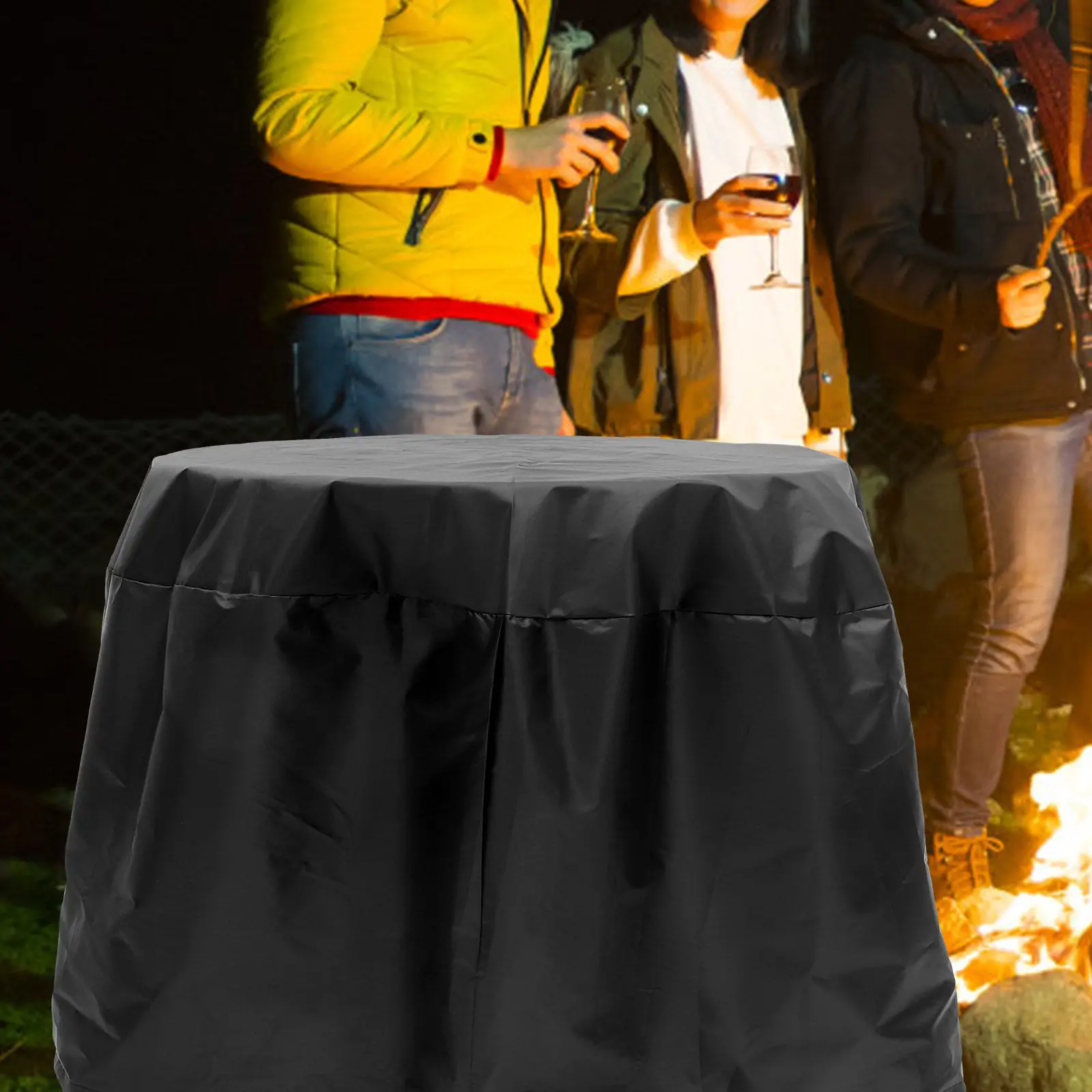 BBQ Grill Cover – Oxford Cloth, Sunproof & Weatherproof, Tear-Resistant Outdoor Protective Cover for Charcoal/Gas Grills
