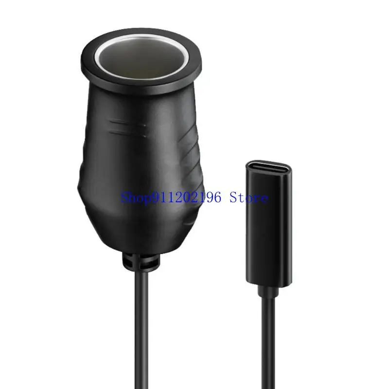 P82A 9V/12V/15V/20V Car Cigarette-Lighter Socket Female Converter Adapter Cord Car Cigarette-Lighter ABS- for Car Vehicle