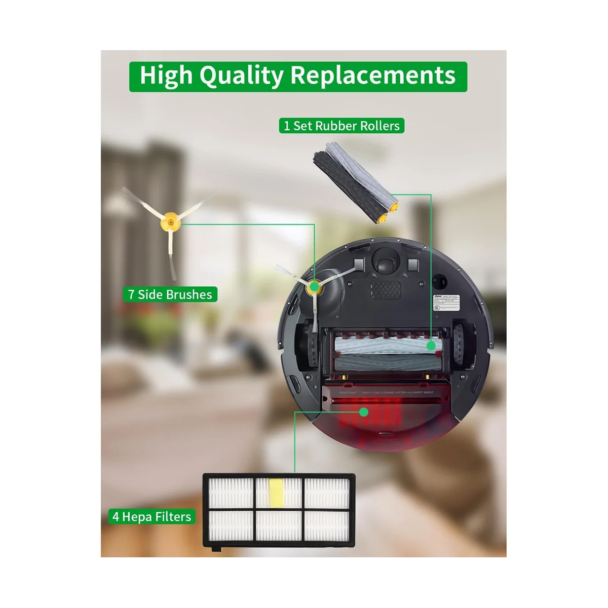 Запасные части для iRobot Roomba Series 800 900, аксессуары для кистей для 866 871 880 890 960 966 971