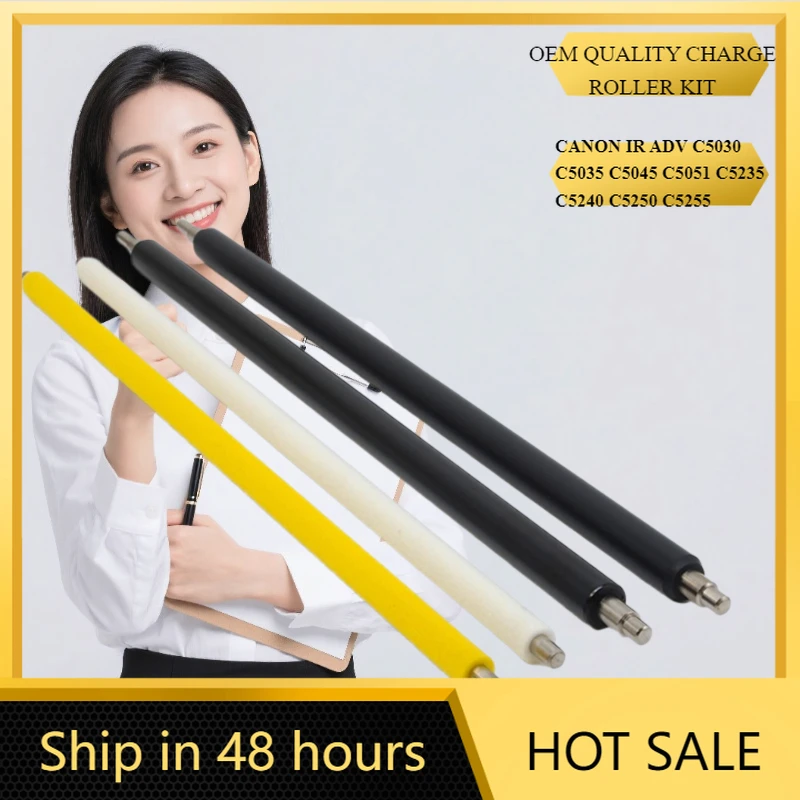 

1SET OEM QUALITY CHARGE ROLLER KIT FOR CANON IR ADV C5030 C5035 C5045 C5051 C5235 C5240 C5250 C5255