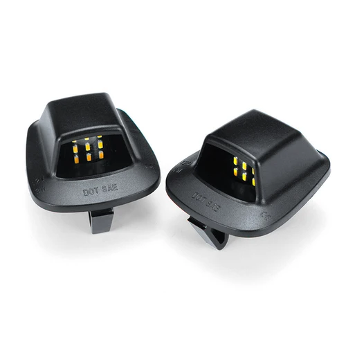 Imagen 2 del producto 2 uds para Dodge Dakota Pickup 1997-2010 Mitsubishi Raider 2006-2009 luz LED blanca para matrícula reemplazar OEM 55055292