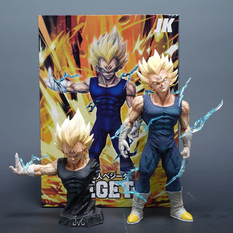 

Dragon Ball Z Majin Vegeta Action Figure DBZ Super Saiyan Figuras Toys 27cm Collection Model Ornament Anime Peripheral Kids Gift