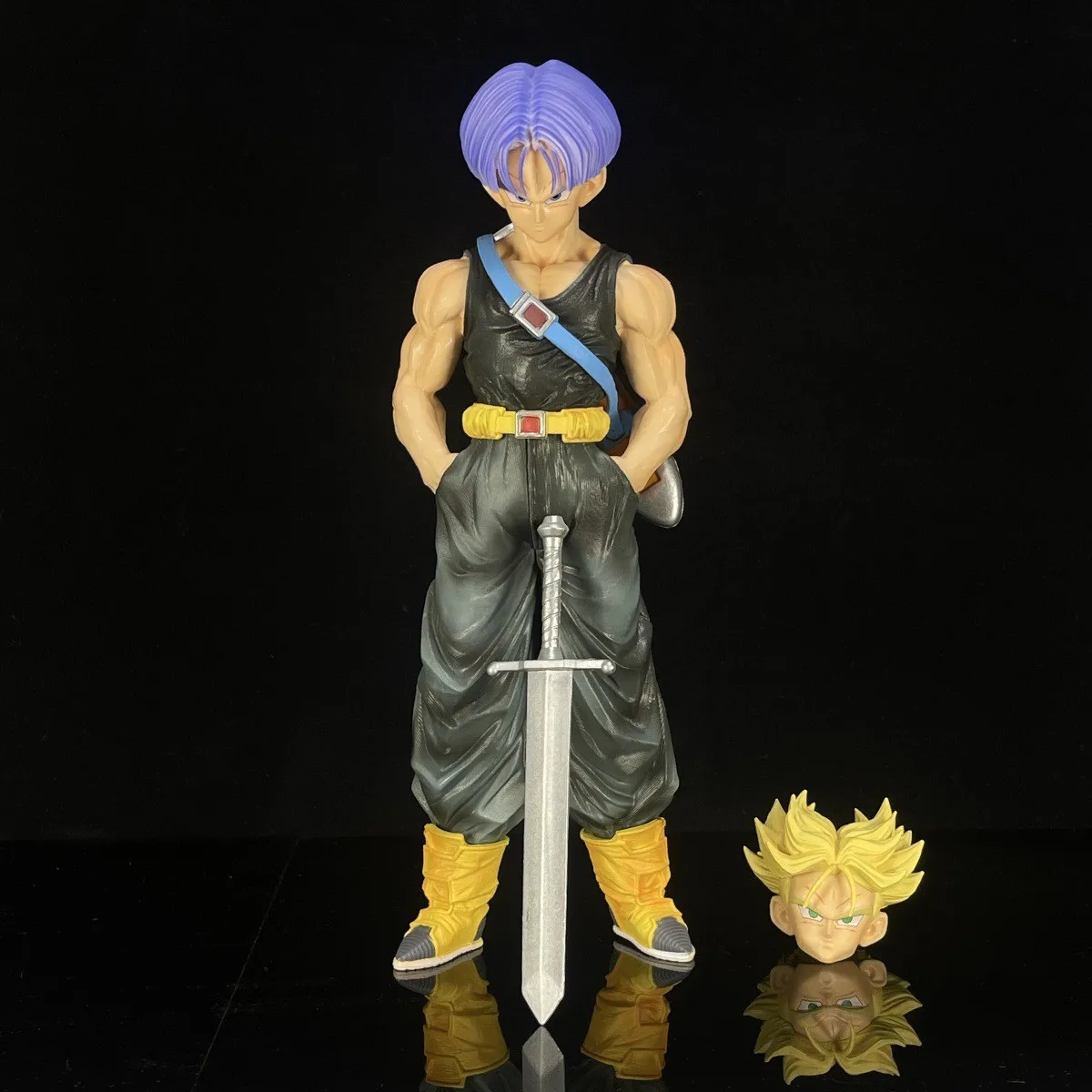 26cm Dragon Ball Z Trunks Anime Figure Super Saiyan Trunks Figure Future Pvc Model Statue Doll Collection Decoration Toys Gift image 2