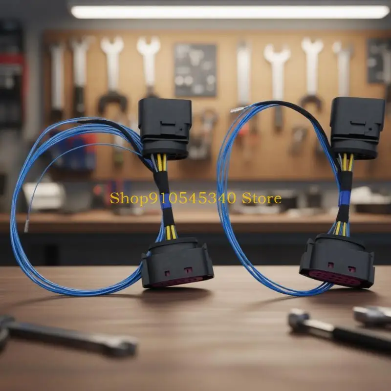 U2JA Xenon Headlight Connector Wiring Harness Adapter Cable Plug And Play Easy Install Suitable For MK5 Golf MK4 2005-2010 view 5