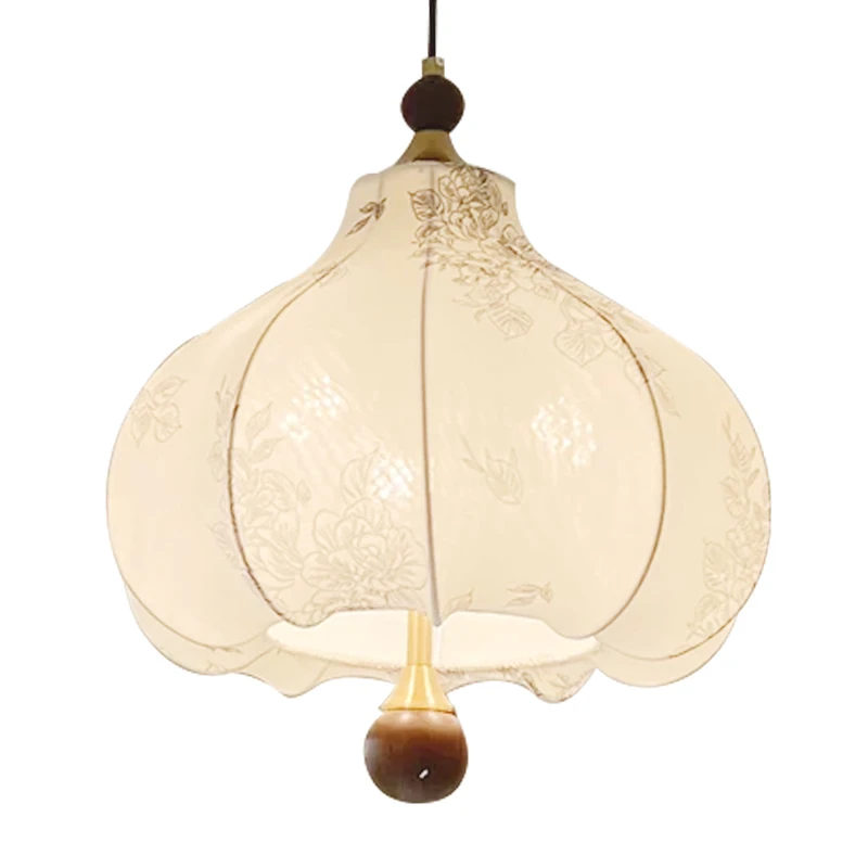 

French medieval bedroom chandelier creative pattern light retro simple restaurant light study lighting