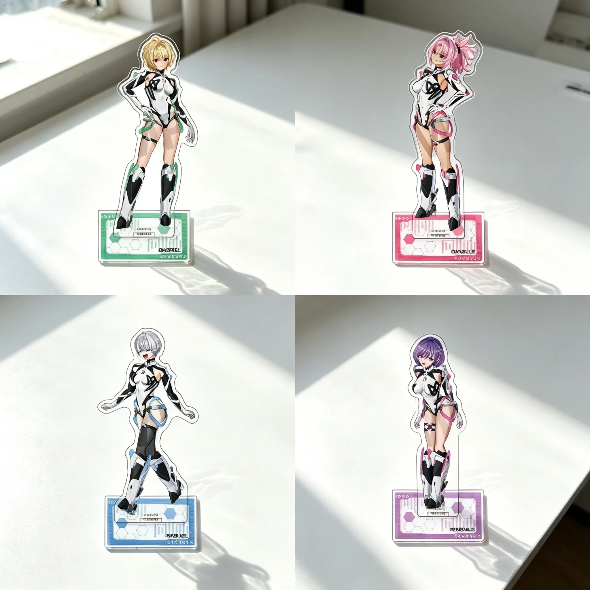Anime Expelled from Paradise: Resonance of the Heart Danelle Acrylic Stand Model Plate Keychains Desktop Ornament