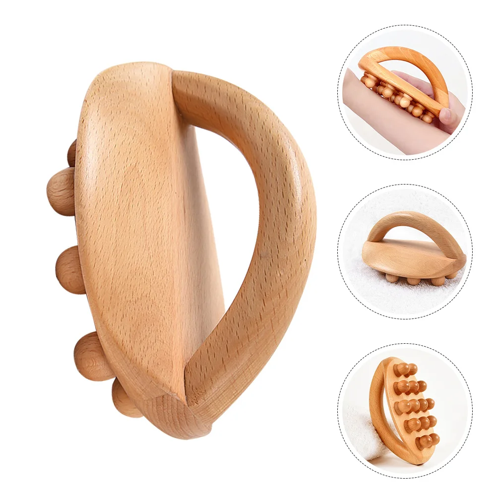 

Wood Therapy Wooden Body Massager Brush for Full Body Massage Abdominal Meridian Unblocking Lymphatic Drainage Deep Tissue