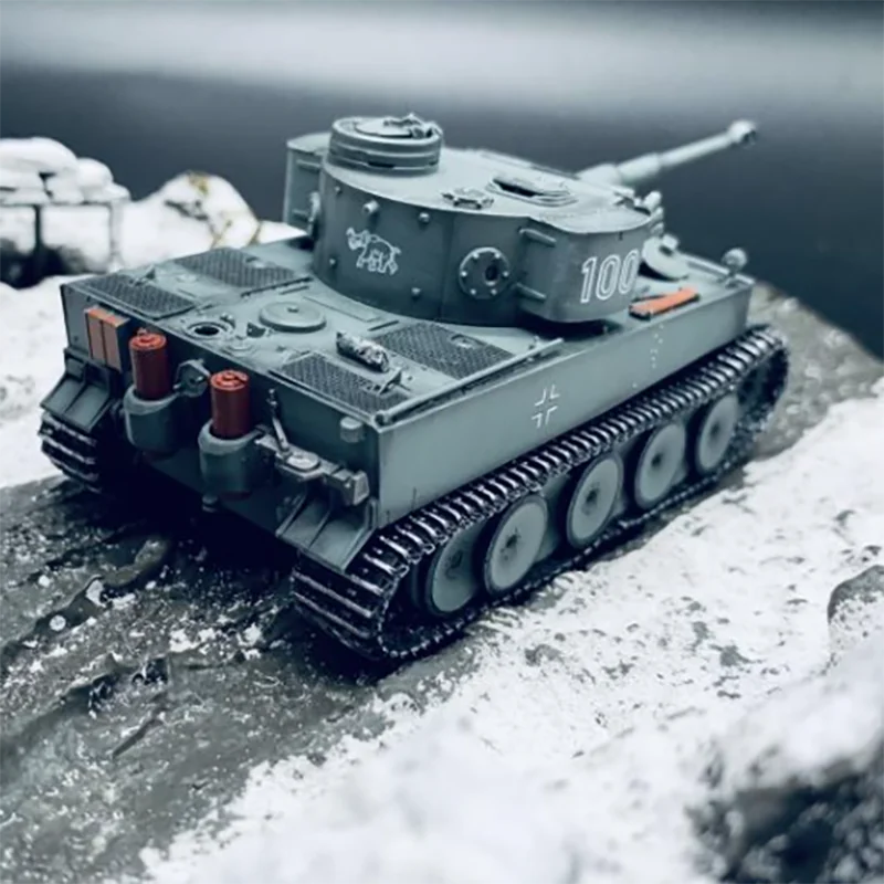 Diecast 1:72 Scale Tiger I Tank Extreme Early Type Ears Tiger Crawler Chariot Finished Model Collection Gift Toys