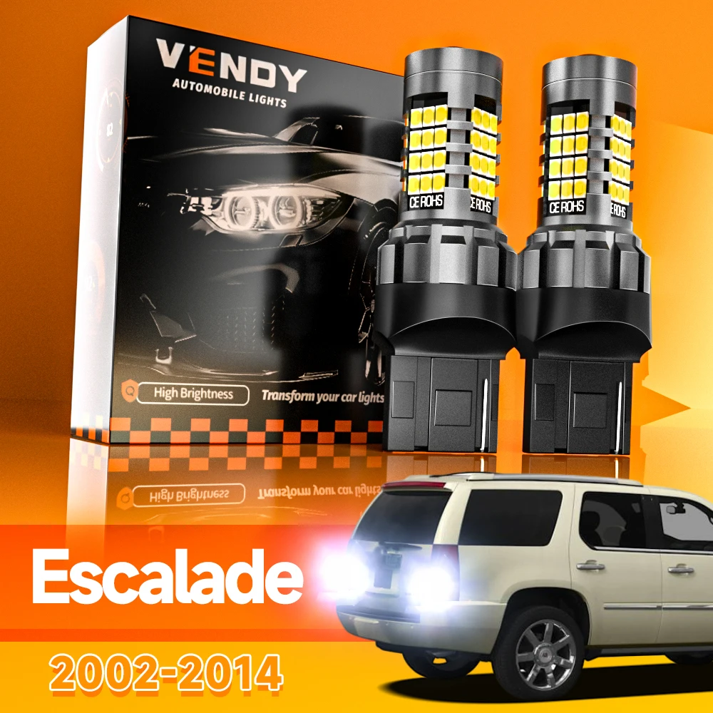 2pcs For Cadillac Escalade 2002-2014 LED Reverse Light Backup Lamp 2004 2006 2008 2009 2010 2011 2012 2013 Canbus Accessories