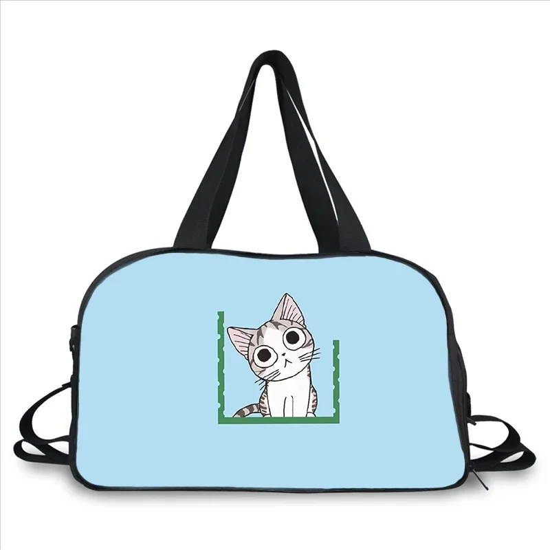 Cartoon Chi's Sweet Home Cute Cat 3D printing fashion trend portable large capacity multi function messenger bag travel bag