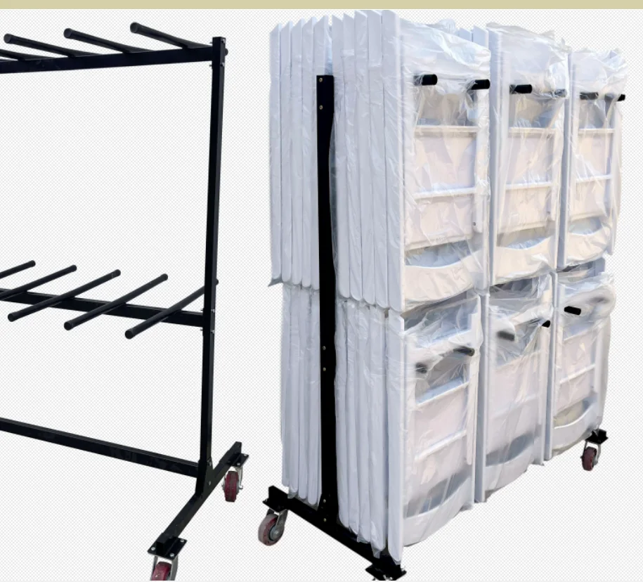 

Hotel Wedding Banquet Folding Chair Cart/Trolley