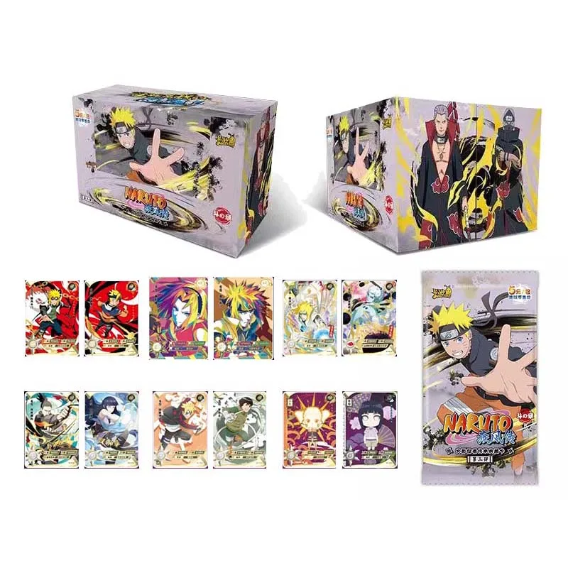 Wholesales Naruto Collection Cards Kayou  All Chapters Tier2 Wave3Tier2.5 Wave1 Playing Cards Games For Family Box