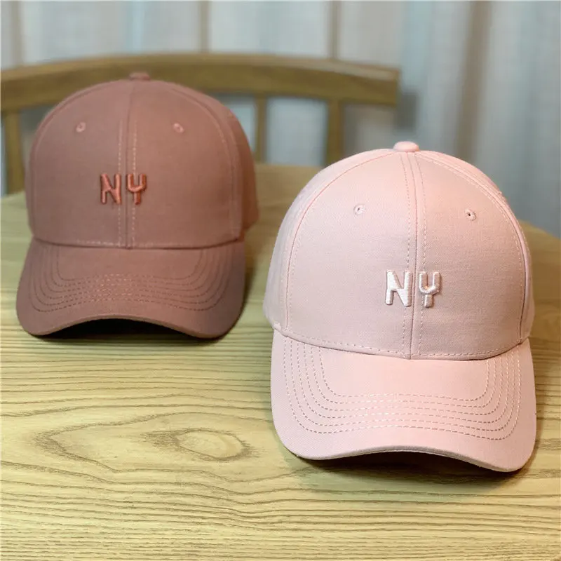 New Hard Top Three-dimensional Embroidery Sunshade Baseball Hat Cotton Sports Leisure Back Button Caps for Men Chapeau Femme