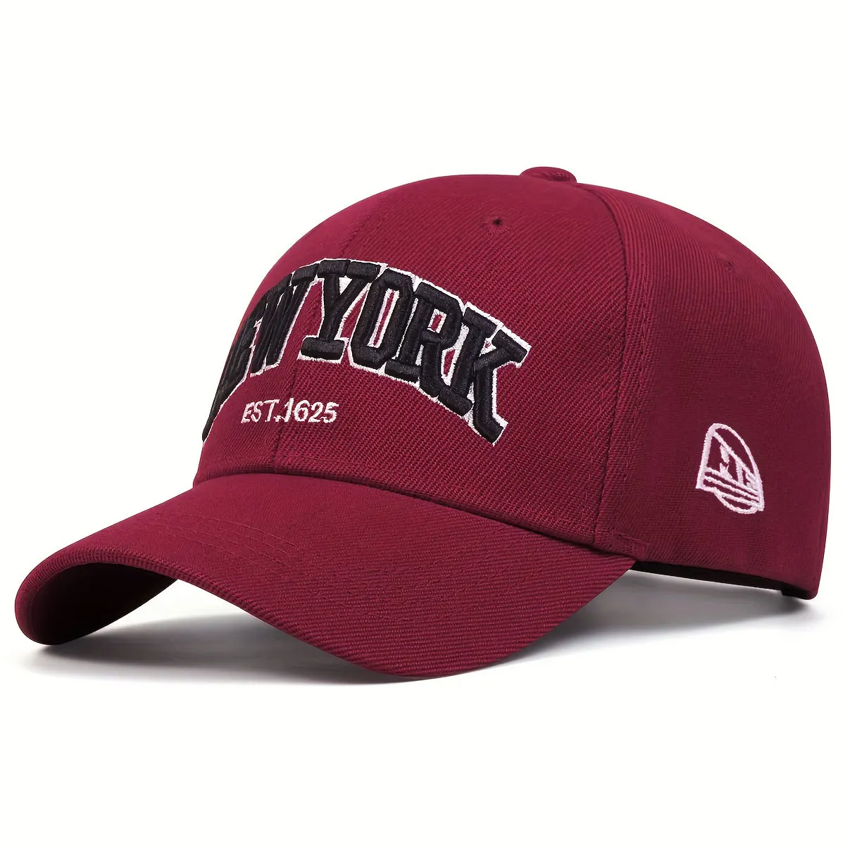 Unisex NewYork Baseballkappen mit Buchstabenstickerei, Frühling und Herbst, verstellbare Freizeithüte für den Außenbereich, Sonnenschutzhut, Sport-Golfkappe – Detail 8