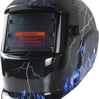 Welding helmet, solar power auto darkening welding helmet, adjustable shade range 4/9-13 for Mig Tig Arc welder mask