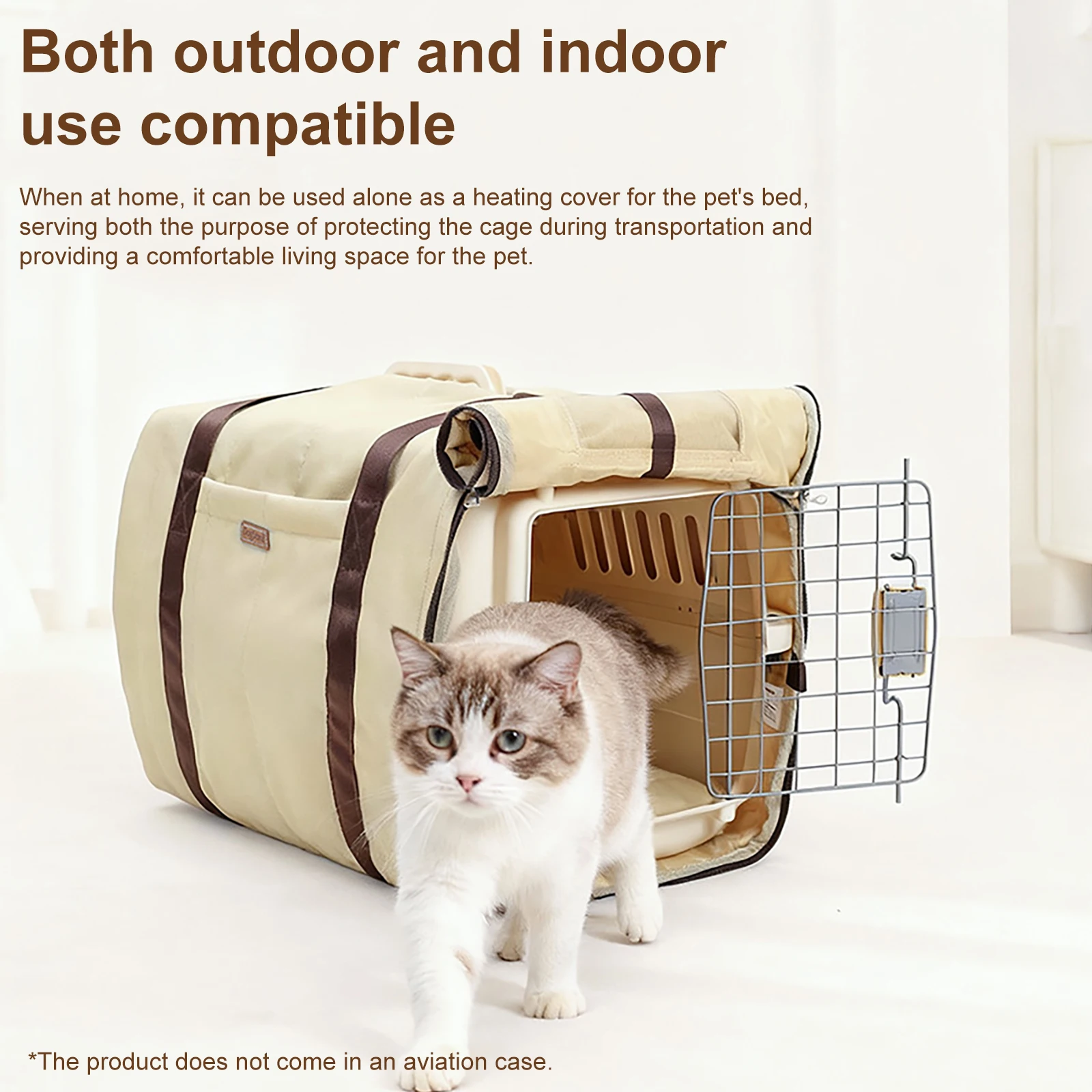 Polyester Travel Bag Breathable Mesh & Comfortable Strap Versatile Small Pet Bag for Small Dogs Cats and Puppies