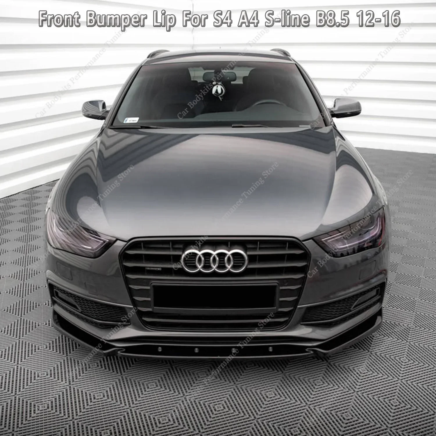 Dla Audi A4 S4 B8 B8.5 8K Przedni zderzak Spoiler Splitter Dyfuzor Retrofit A4 TFSI TDI FSI S-line 2012-2016 LCI Bodykits