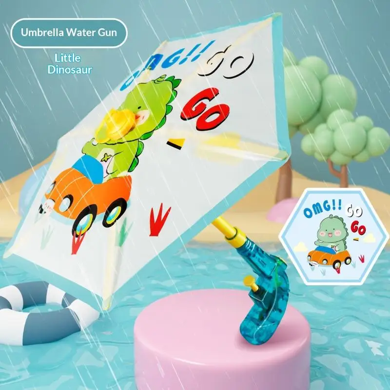 Umbrella Water Automatic Squirt Blaster, With Defense Attack Water Blaster Summer Water Shooter Toys Gifts For Beach Pool Party