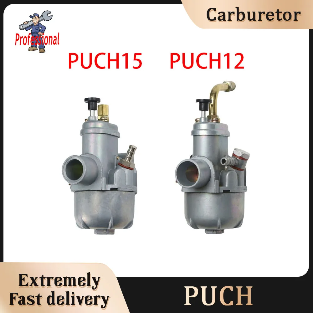 

12mm 15mm Motorcycle Carburetor Mini Scooter Moped Tuning Parts For Puch Maxi Bing Carburetor Stock E50 50cc